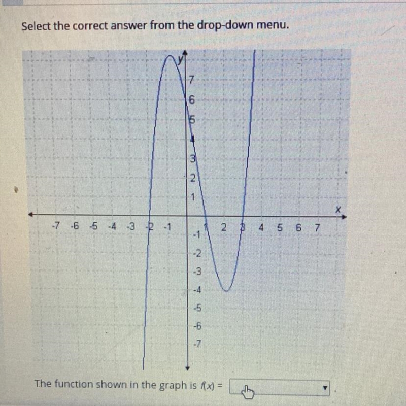 A. X^4-2x^2+5x+6 B. X^3-2x^2-5x+6 C. X^3-2x^2+5x+6 D. -X^4-2x^2+5x+6-example-1