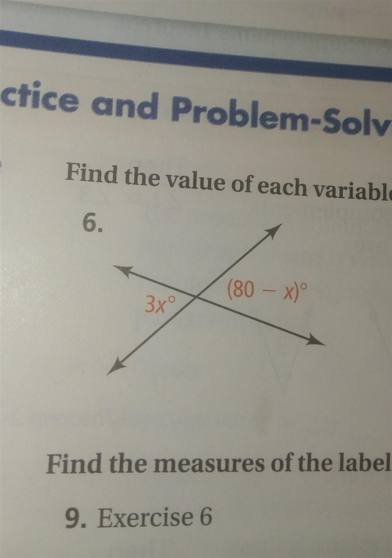 How can I find the value of each variable​-example-1