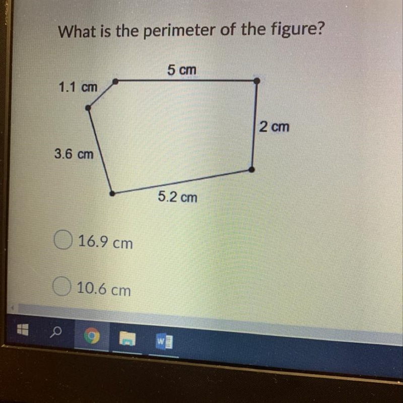 What is the perimeter of the figure?-example-1