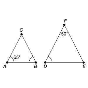 Which theorem or postulate proves that △ABC and △DEF are similar? -SAS Similarity-example-1