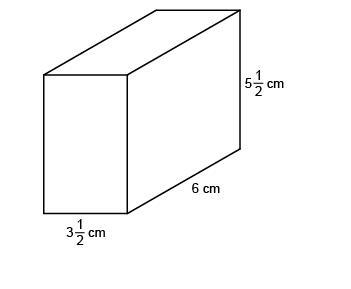 What is the volume of the prism? Your answer must be a mixed number.-example-1