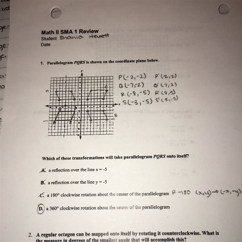 What is the answer for number 1?-example-1