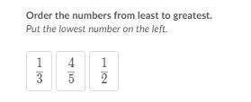 Please put in order to least to greatest.-example-1