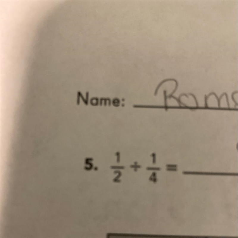 1/2 divided by 1/4 equals-example-1