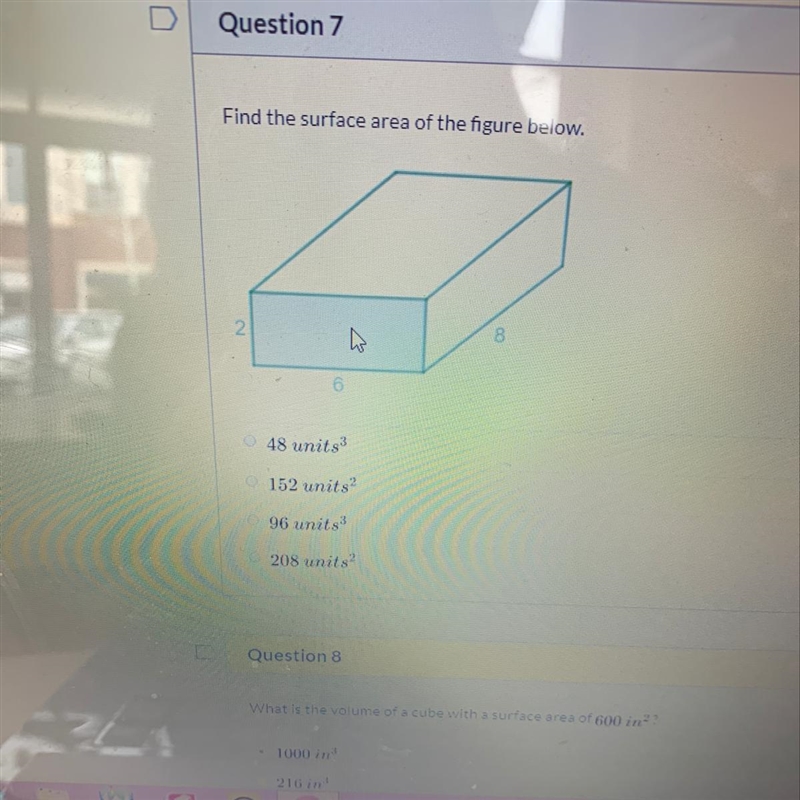 Find the surface area of the figure below-example-1