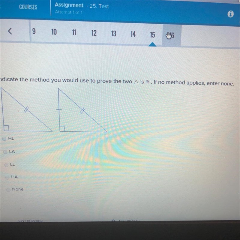 Indicate the method you would use to prove the two A's 2. If no method applies, enter-example-1