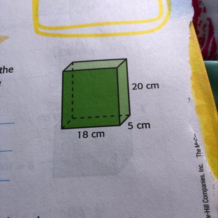 Explain how the Associative Property can be used to mentally find the volume of the-example-1