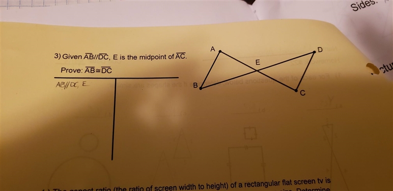 Prove: AB is congruent to DC​-example-1