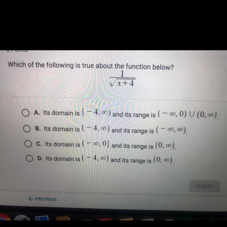 Which of the following is true about the function below?-example-1