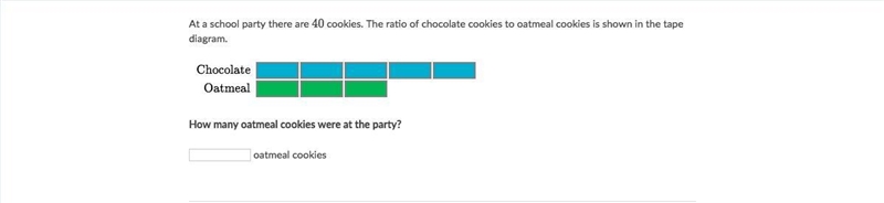 How many oatmeal cookies are @ the party?-example-1