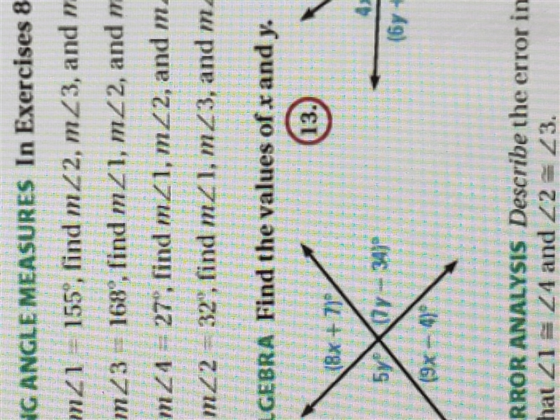 Find the values of x and y.-example-1