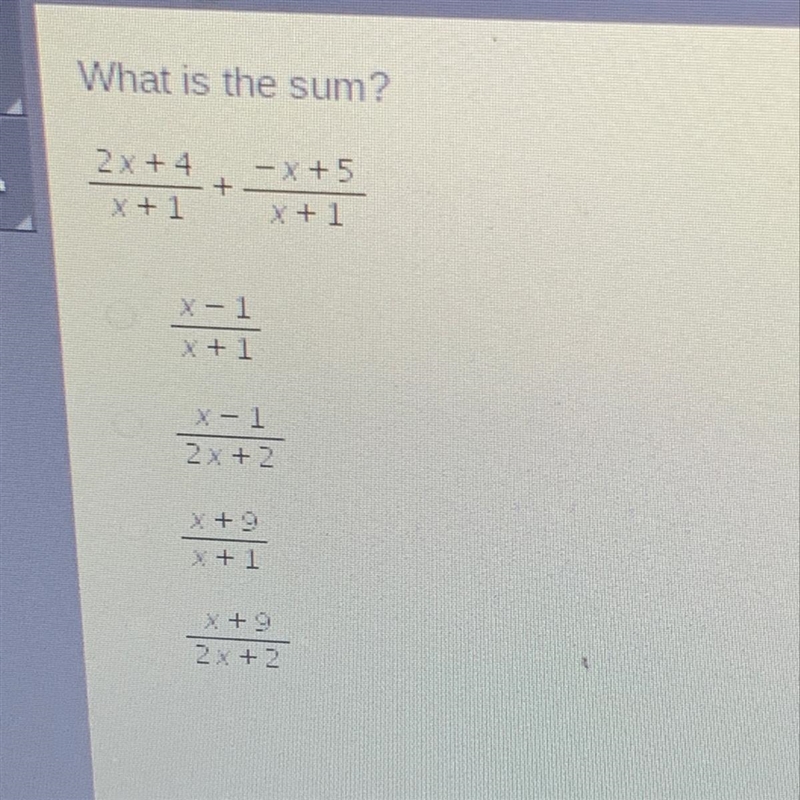 What is the sum ? 2x-example-1