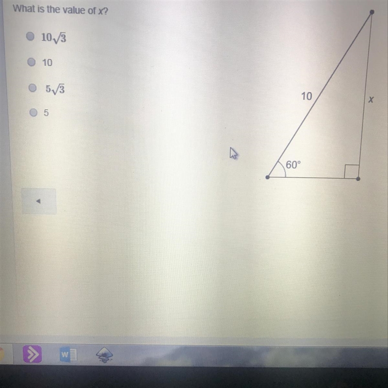 Geometry, please help! What is the value of x?-example-1