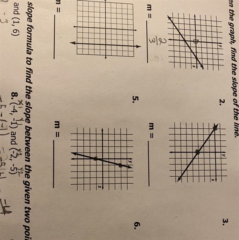 Can someone answer these slope for me please cause i need to sleep for school and-example-1