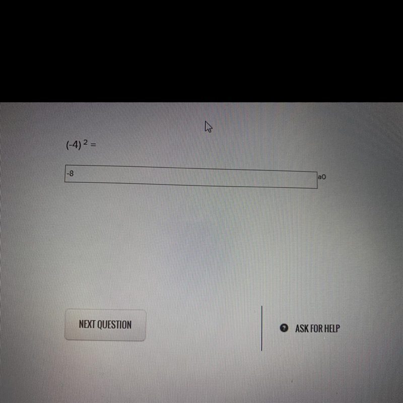 (-4)^2 = please help fast-example-1