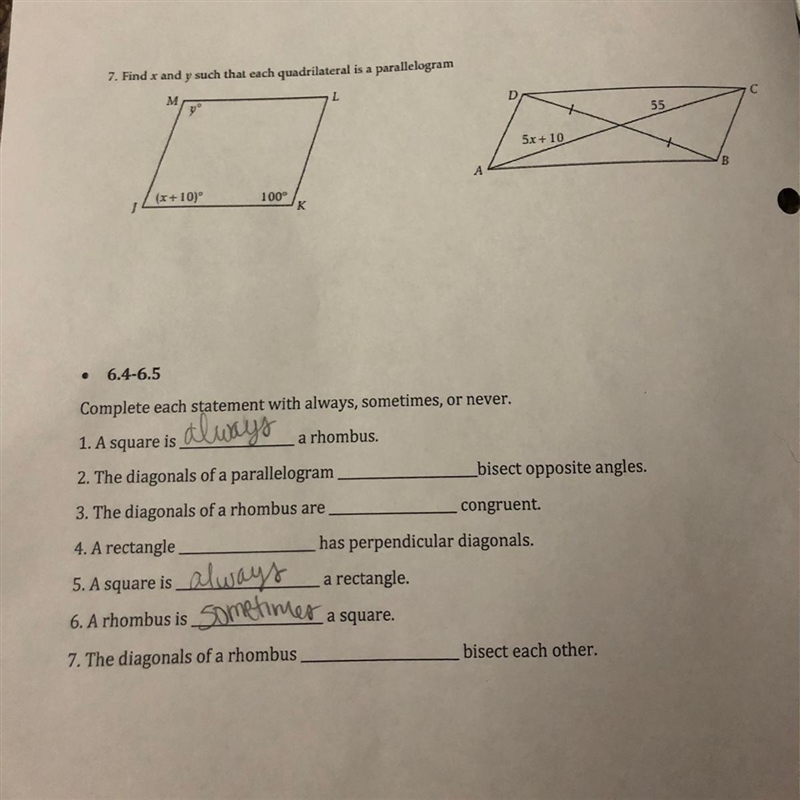 Can someone plzzz help me with number 7 and the bottom ones plzzz and show work for-example-1