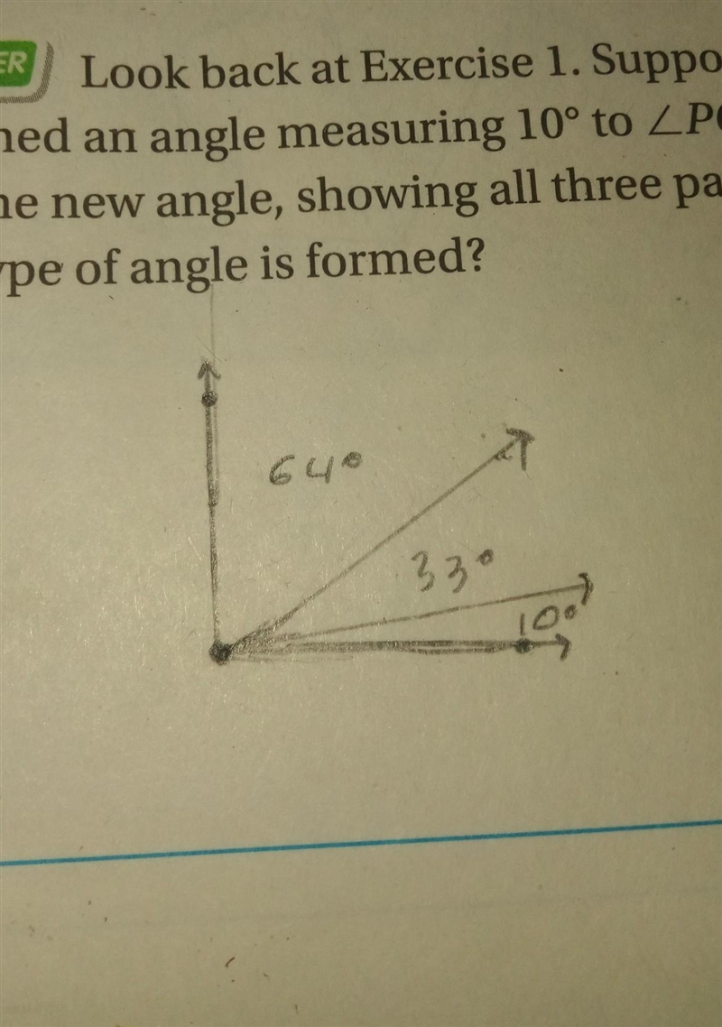 What angle is formed by the combined angles?​-example-1