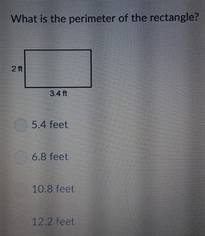 What is permieter of the rectangle? ​-example-1