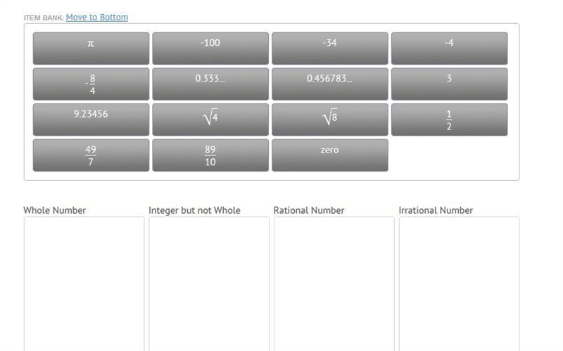 35 POINTS AND BRAINILEST IF ALL CORRECT Classify the number into the SMALLEST subset-example-1