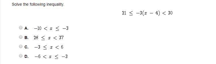 Solve the following inequality.-example-1