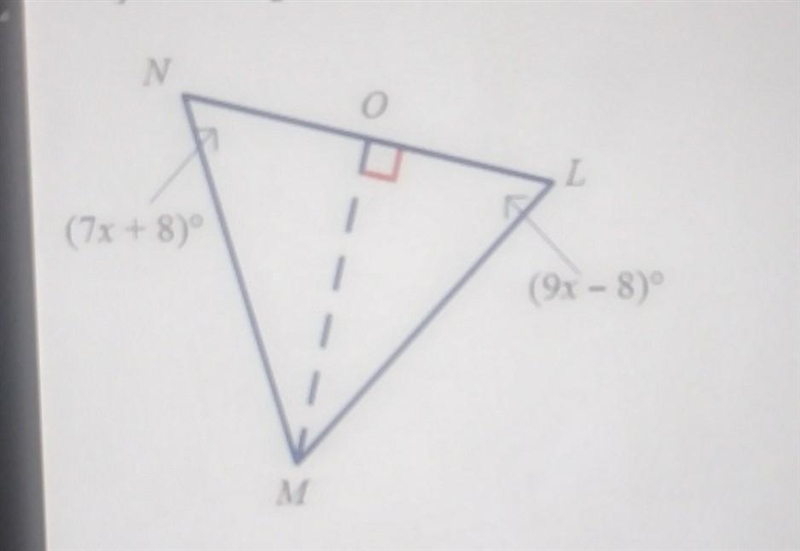 If ON = OL find mOML A. 26° B. 48° C. 52° D. 64° Please select the best answer from-example-1