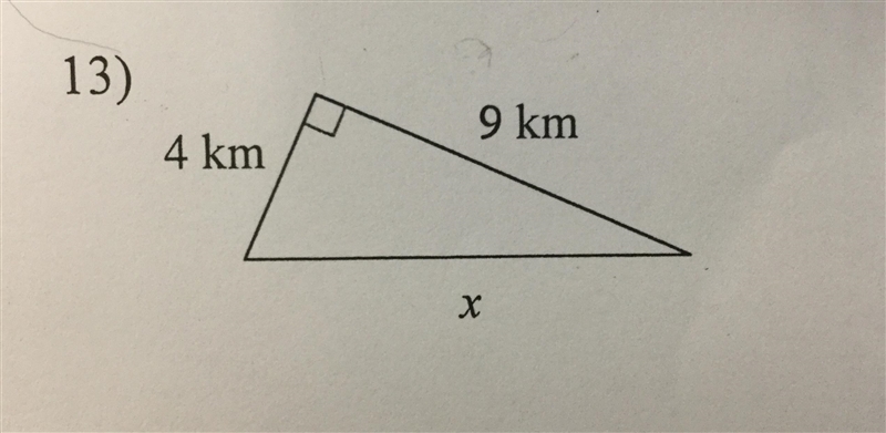 Find the missing side of the triangle. Leave the answer in simplest radical form.-example-1