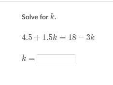 Solve for K thanks!!!-example-1