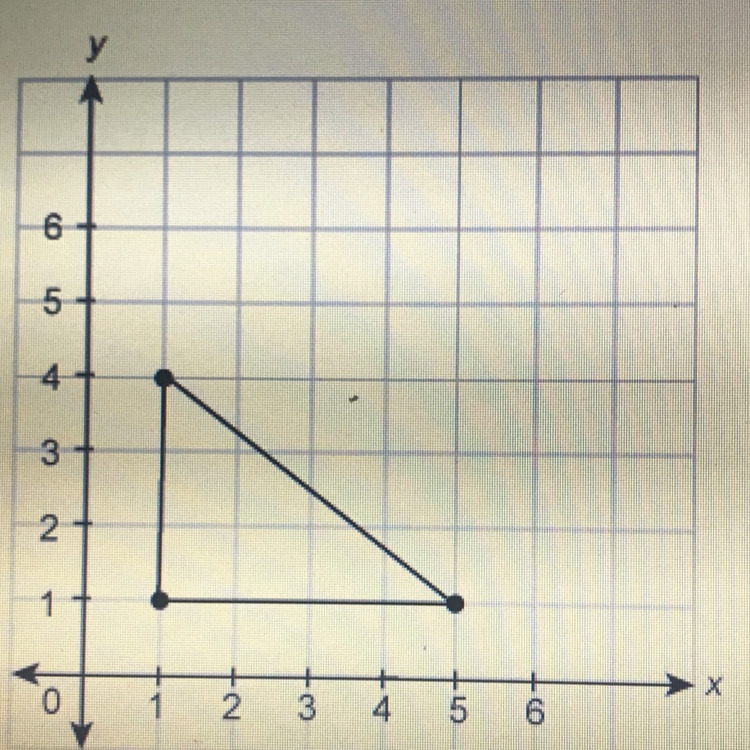 What is the area of this triangle in coordinate plane A) 5 units^2 B) 6 units^2 C-example-1