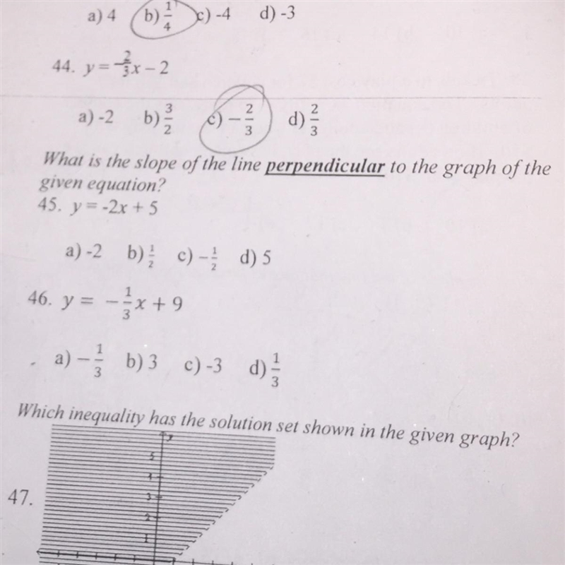 Can someone please help me with problems 45 and 46 thank you:)-example-1