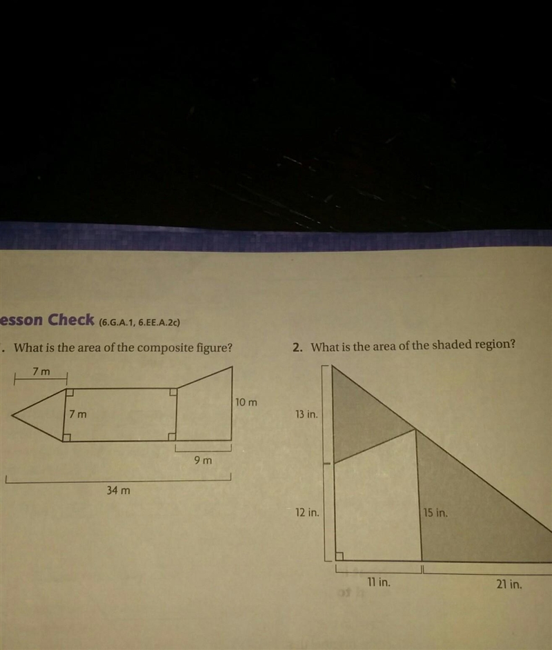 What is the area of these 2 shapes please answer the 2!! Thank you!!​-example-1