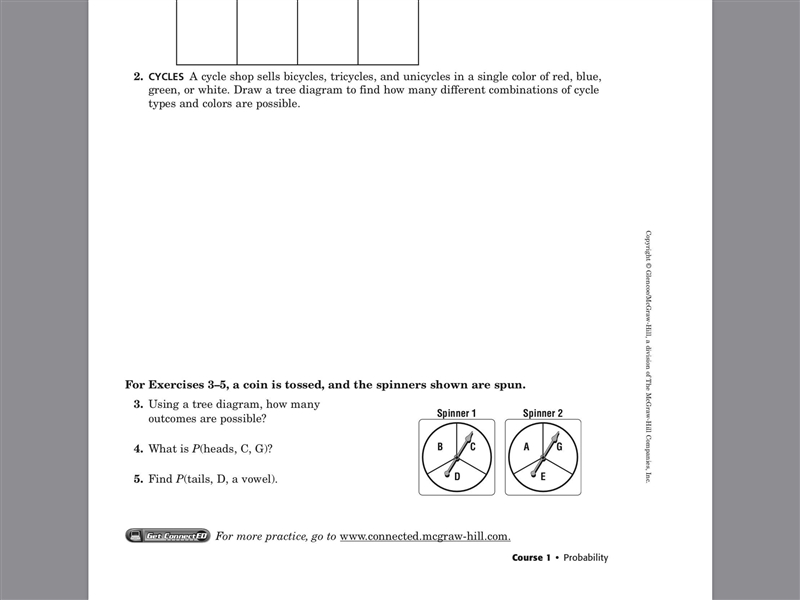 Number 4 and 5. The topic is sample spaces. I just don’t understand and know how to-example-1