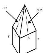 Kayla’s work to find the surface area of a composite solid formed when a rectangular-example-1