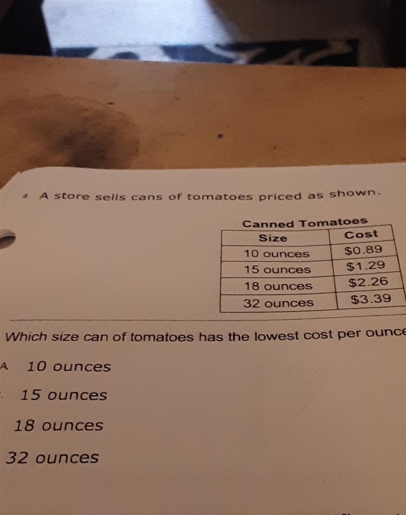 I Need Help can anyone figure out the answer to this problem a store sells cans of-example-1