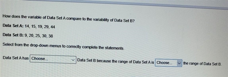 Can someone help me with this question. I'll post a picture of everything. Data Set-example-1