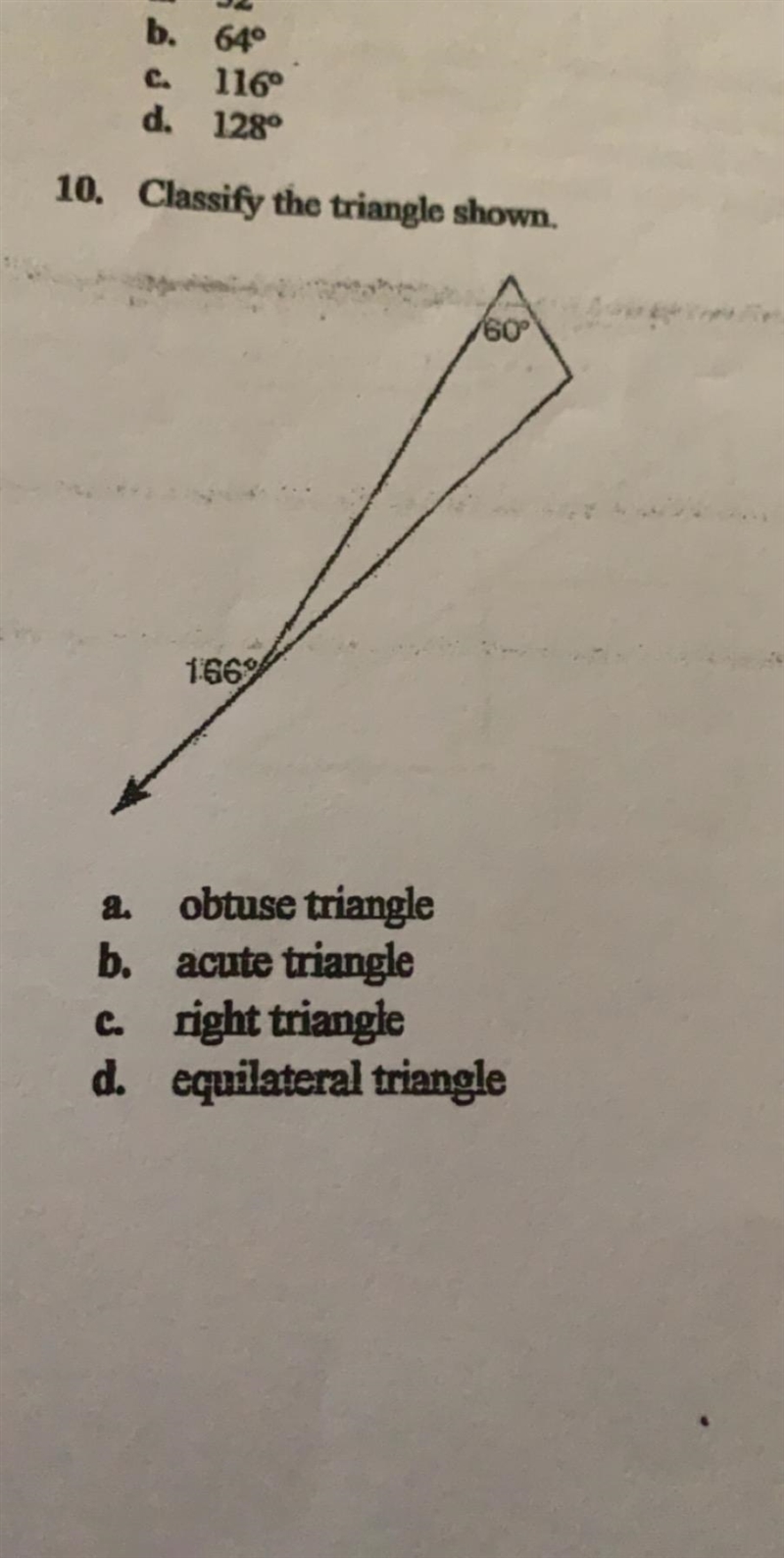 Classify the triangle shown-example-1