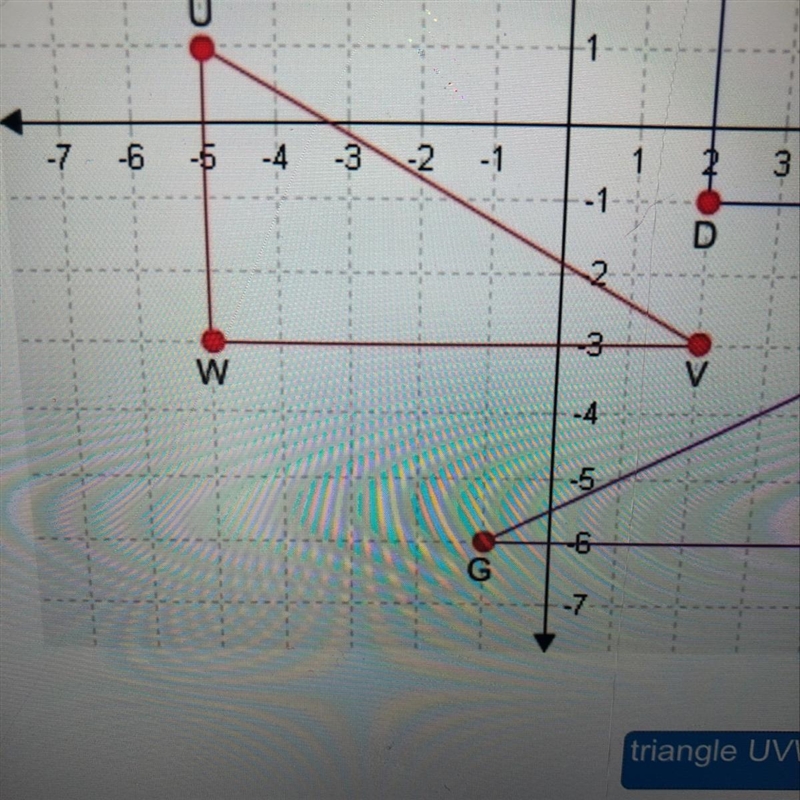 What is the area of triangle UVW-example-1