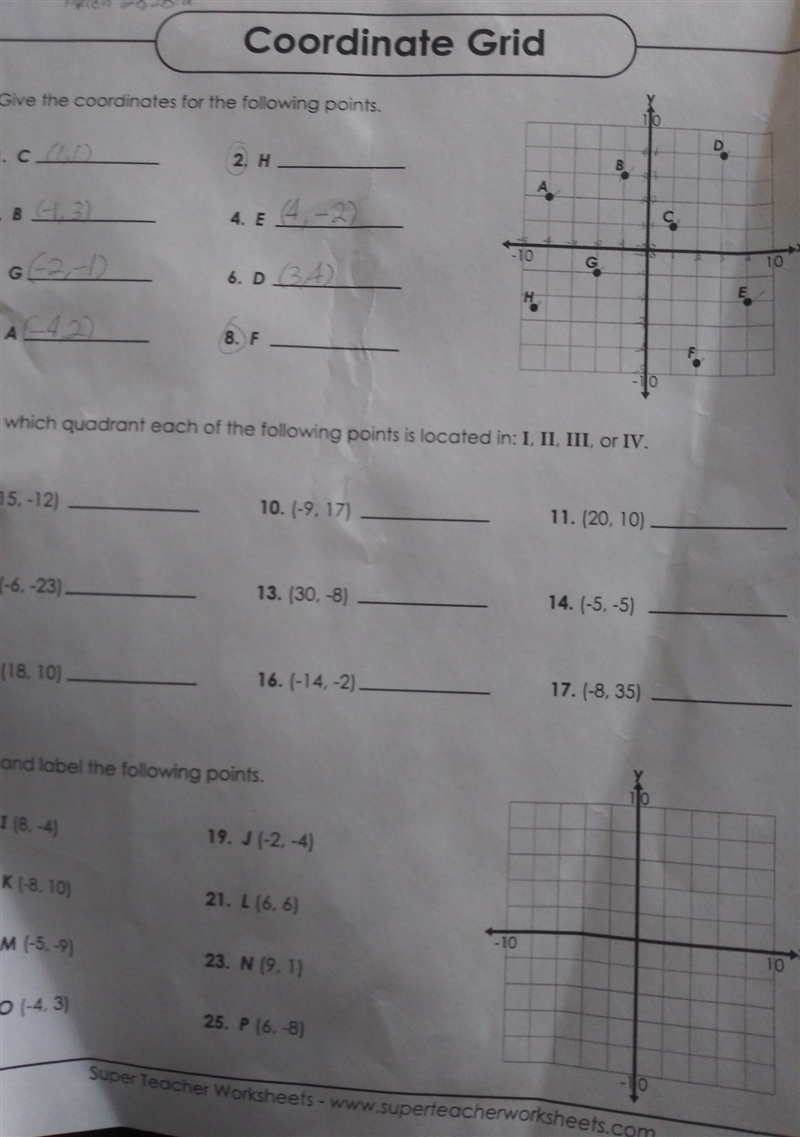 How do I do this coordinate grid? ​-example-1