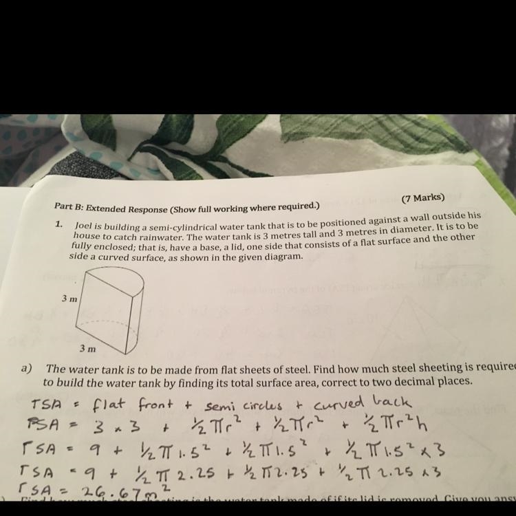 Please help with part A, I’re tried the question but I’m not sure if it’s correct-example-1