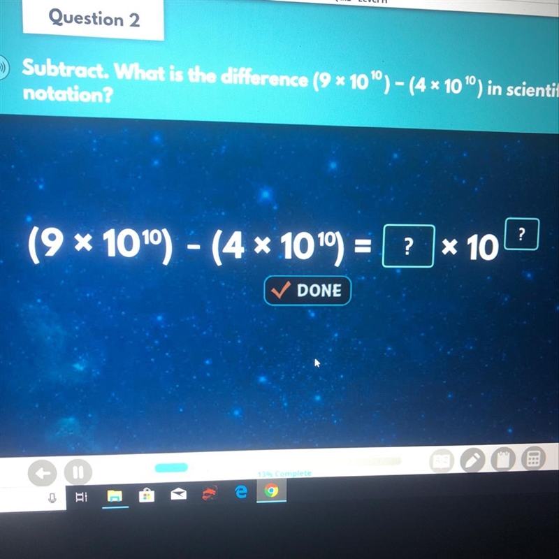 Substract. What is the difference?-example-1