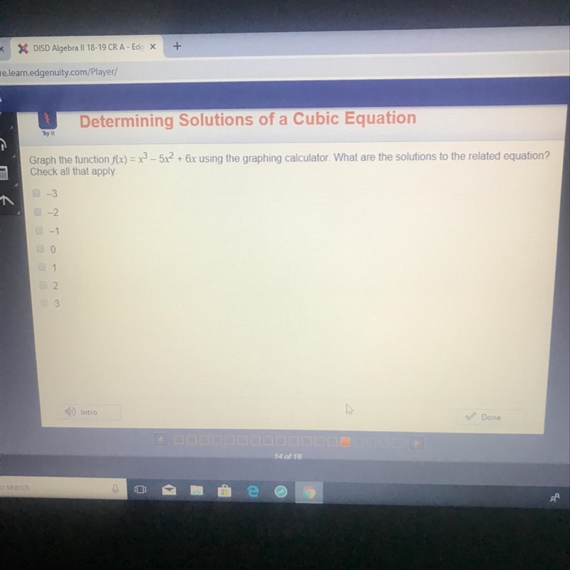 Graph the function f(x)=x3-5x2+6-example-1