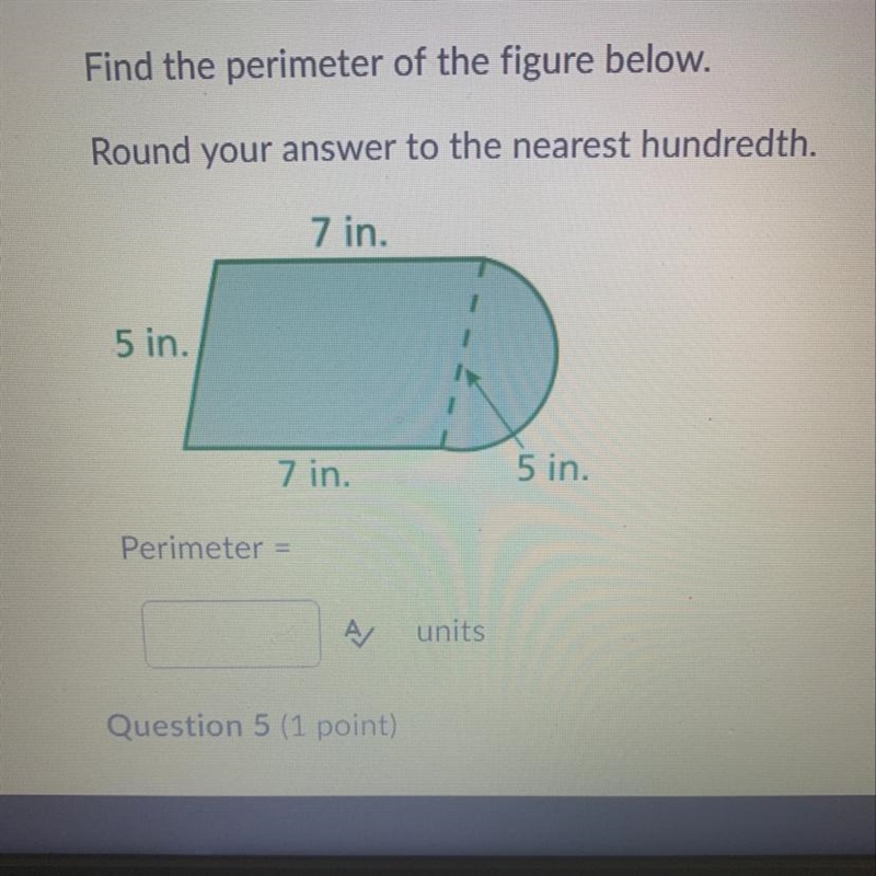 Find the perimeter round to the nearest hundredth-example-1