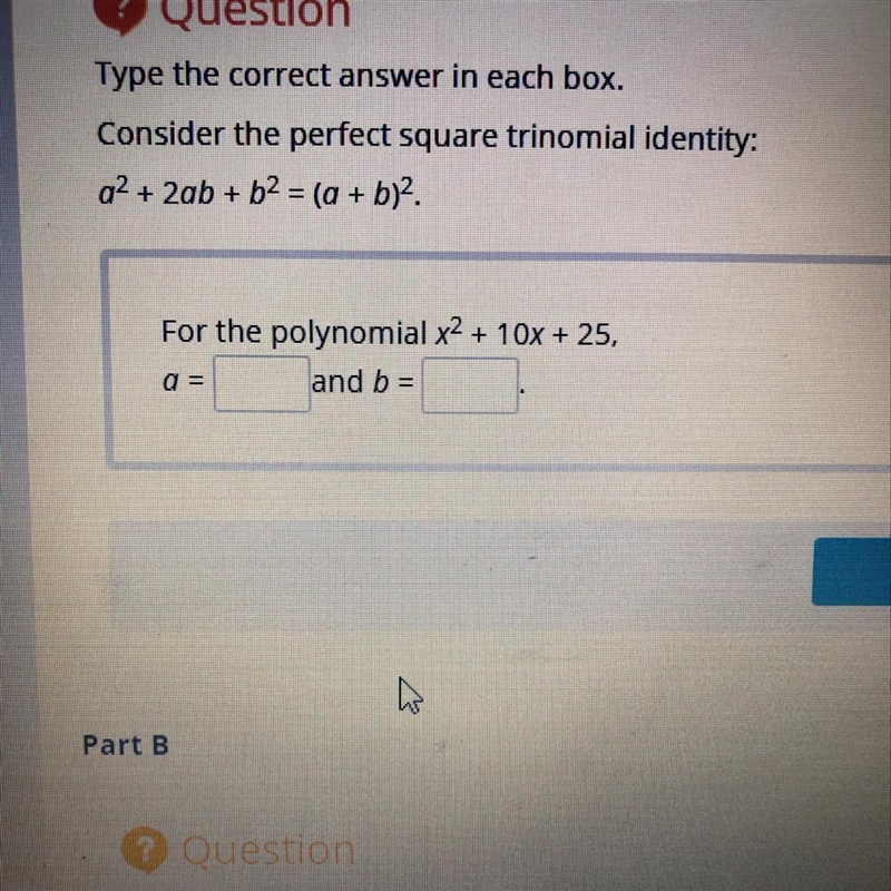 How to solve this equation by getting a value and b value-example-1