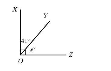 What is the measure of ∠x?-example-1