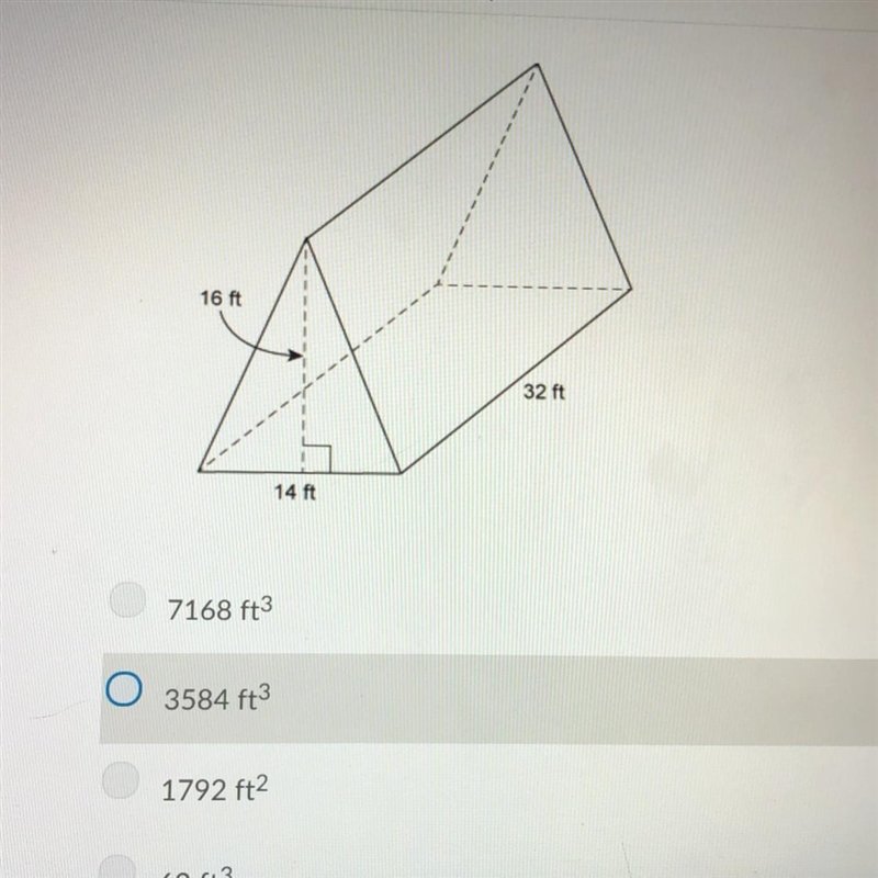 What is the volume of the triangular prism-example-1