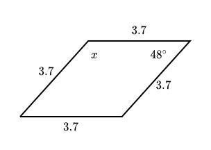 What is the value of the angle marked with x?-example-1