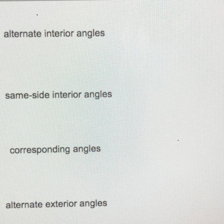 Choose the statement that correctly describes the pair angle 3 and angle 5-example-1