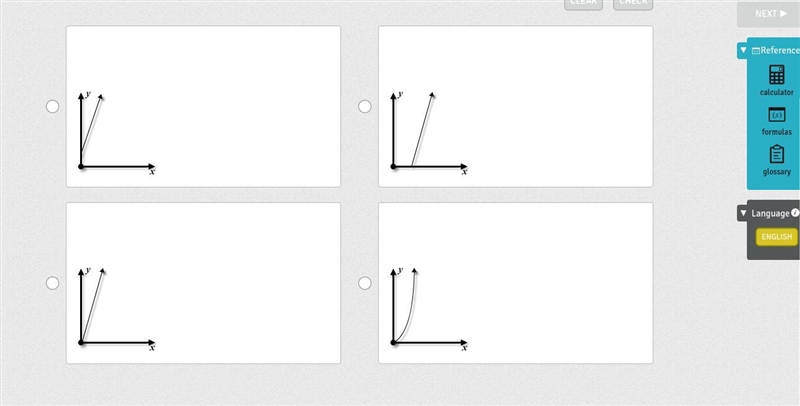 Which is a graph of a proportional relationship?-example-1