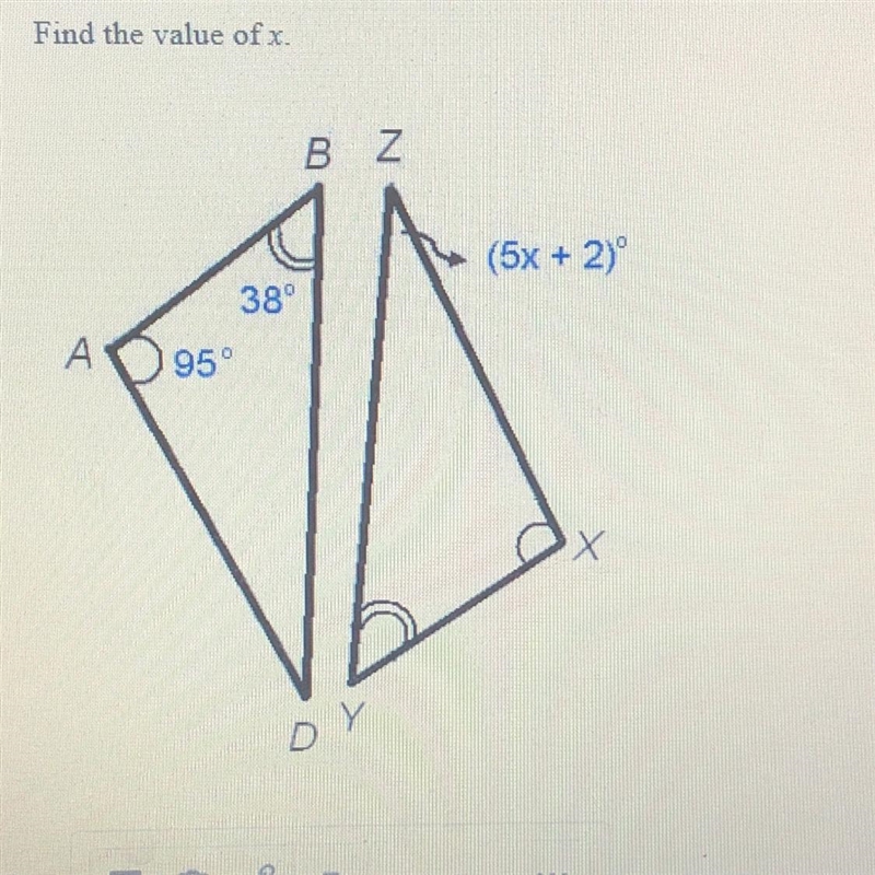 Find the value of x.-example-1