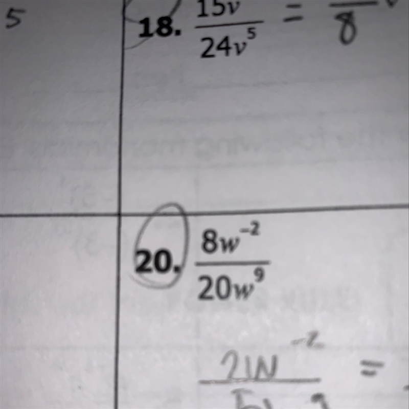 What is number 20 simplified?-example-1