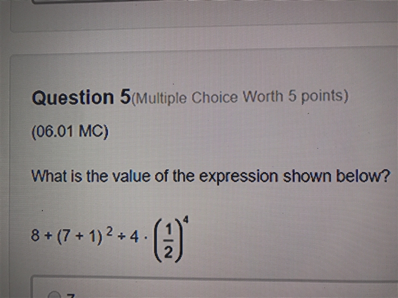 Options A. 7 B. 9 C. 21 D. 24-example-1